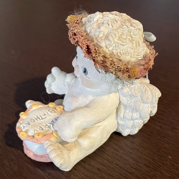Dreamsicle Cherubic Figurine with Birthday Cake - Picture 2 of 5